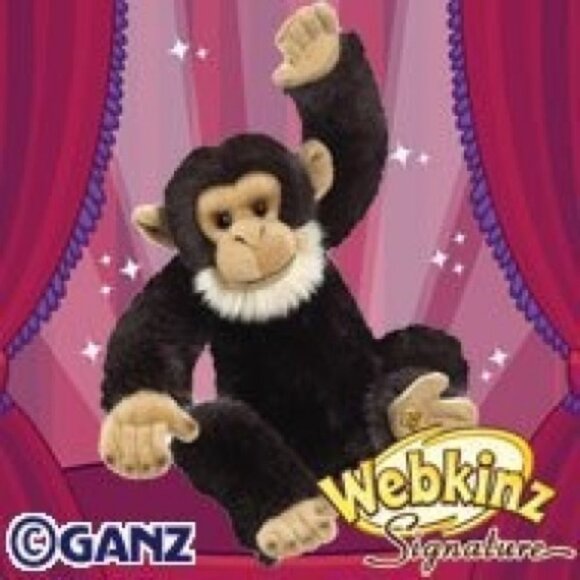 GANZ Other - WEBKINZ SIGNATURE White BEARD CHIMPANZEE WKS1002 NEW WITH UNUSED CODE